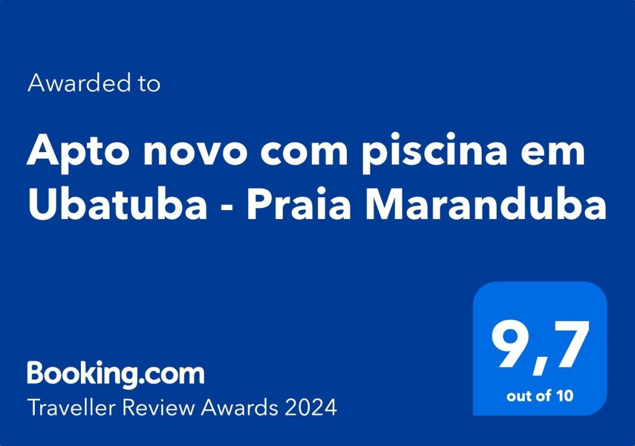 Apto Novo Com Piscina Em Ubatuba - Praia Maranduba Luaran gambar